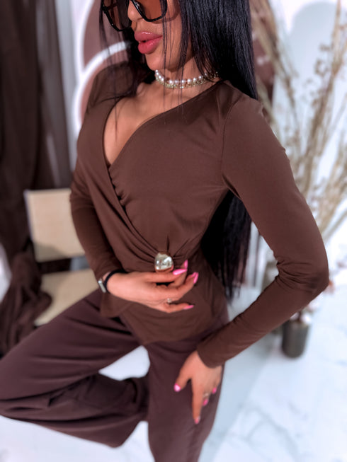 Топ "GOLD BAR HS9916" - CHOCO