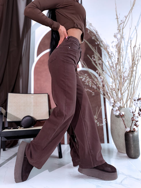 "DETROIT DJ2405-16" jeans - CHOCO PRE-ORDER