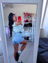 Denim shorts "SUNNY DAISY" DJ2891 - LIGHT BLUE