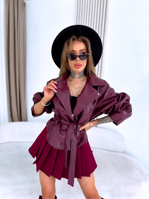 LUX odos imitacijos striukė "GUEST" PU83 - BORDO