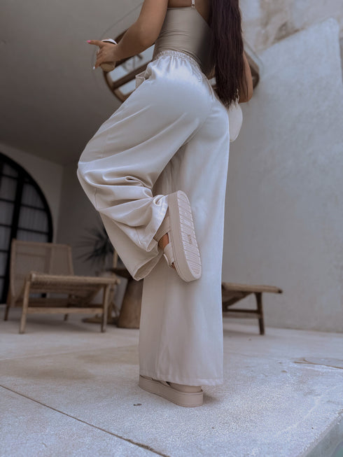 Pants "Excuse Me V58" - dark beige