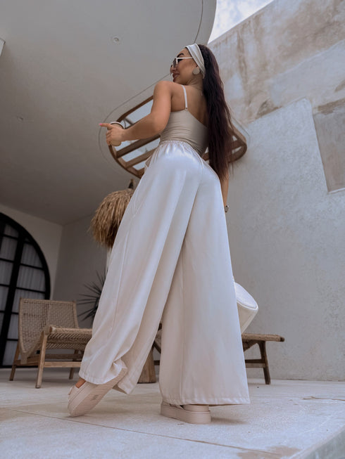 Pants "Excuse Me V58" - dark beige