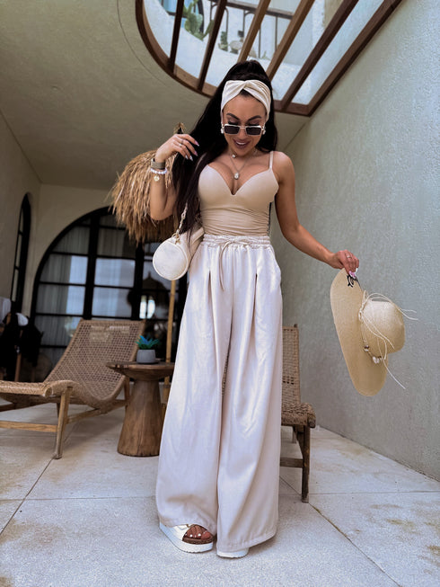 Pants "Excuse Me V58" - dark beige