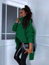 ELYNDI Extended Wool Sweater - GREEN PRE-ORDER