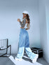 DAD FIT jeans "ZERO" Y3370-3 - LIGHT BLUE