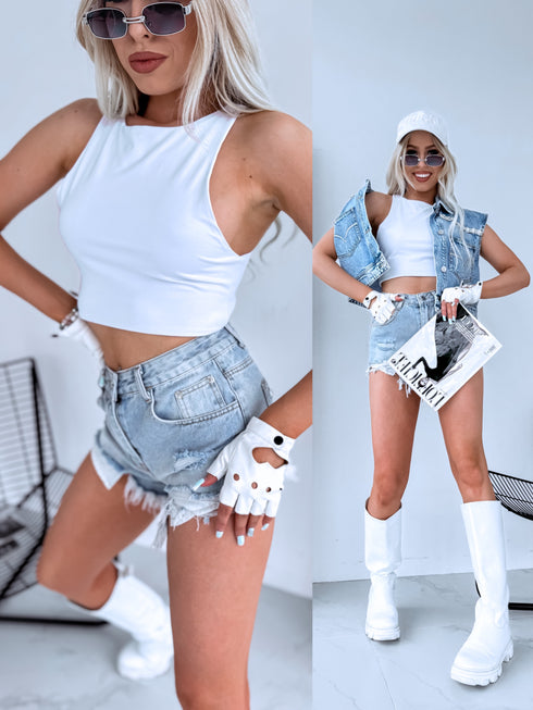 Crop tops "SKY VD1038" - BALTS