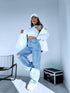 DAD FIT jeans "ZERO" Y3370-3 - LIGHT BLUE