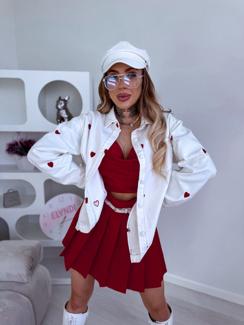 Džinsa krekls "TOO MANY FEELINGS" TR0805 - BALTS