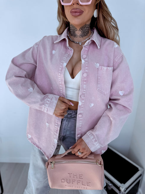 Džinsa krekls "TOO MANY FEELINGS" TR0805 - ROZĀ