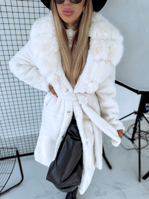 PŪKAINS mētelis "LUX MONT BLANC FL2270" - BALTS