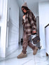 Rūtots krekls "RAINY DAY" VMC58 - CHOCO PRE-ORDER