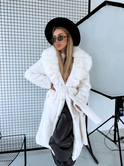 PŪKAINS mētelis "LUX MONT BLANC FL2270" - BALTS