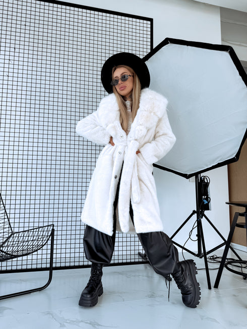 PŪKAINS mētelis "LUX MONT BLANC FL2270" - BALTS