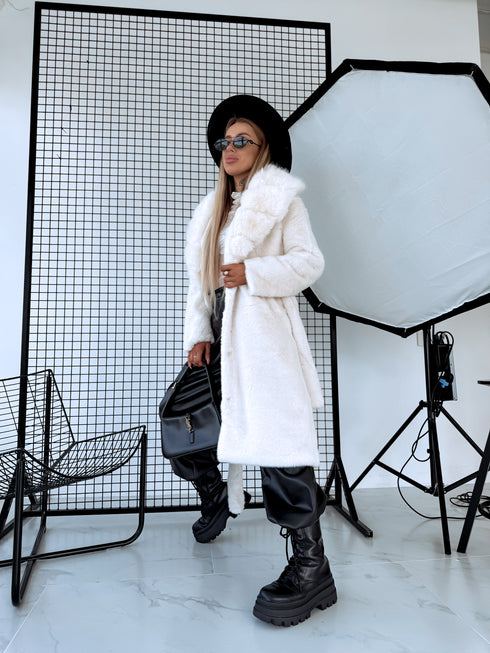 PŪKAINS mētelis "LUX MONT BLANC FL2270" - BALTS