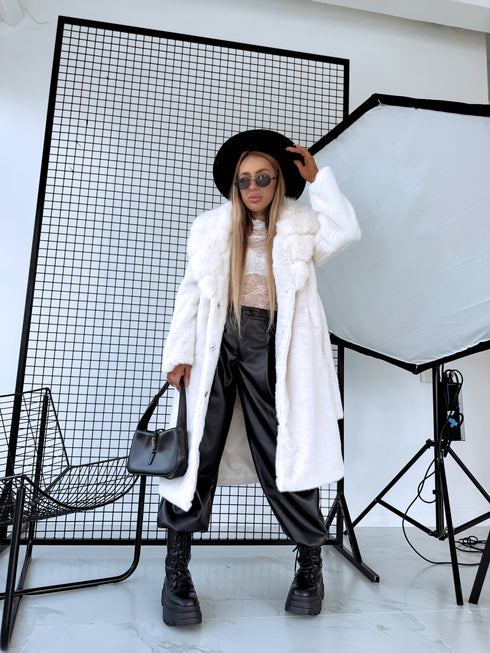 PŪKAINS mētelis "LUX MONT BLANC FL2270" - BALTS