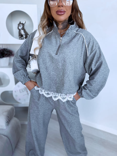 Divdaļīgs komplekts "LACE AFFAIR" 81987 - PELĒKS