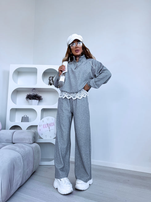 Divdaļīgs komplekts "LACE AFFAIR" 81987 - PELĒKS