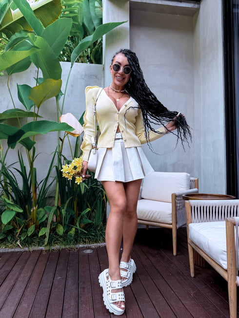 Megzta striukė "Blackcurrant PL-7760" - GELTONA