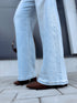 "RELAX" jeans + belt T6101 - LIGHT BLUE