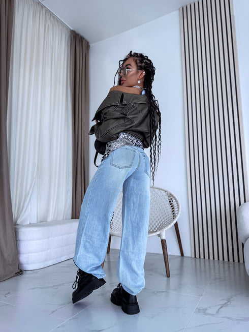 Jeans pants "CHEWY" T265-56 - LIGHT BLUE