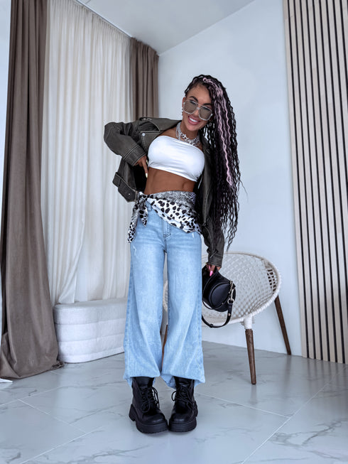 Jeans pants "CHEWY" T265-56 - LIGHT BLUE