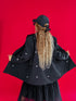 LUX black, ONE SIZE jacket "HEARTS"