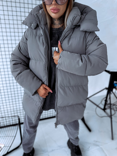 Удлинённая куртка "Mākonis" - ТЁМНО-СЕРАЯ