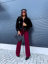 Faux Fur Jacket "MONEY TALK" - BLACK