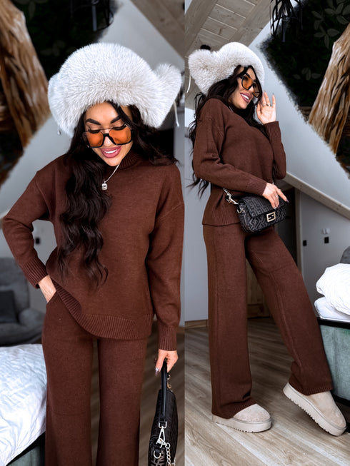 Adīts komplekts "AUTUMN E5389" - BRŪNS PRE-ORDER