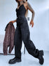 "WIDE BALLON" jeans trousers 8379 - dark grey