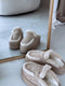 "SANDSTONE 9710" slippers with closed toe - BEIGE
