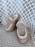 "SANDSTONE 9710" slippers with closed toe - BEIGE
