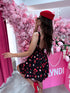 "CHERRY CODE 791" corset dress - BLACK