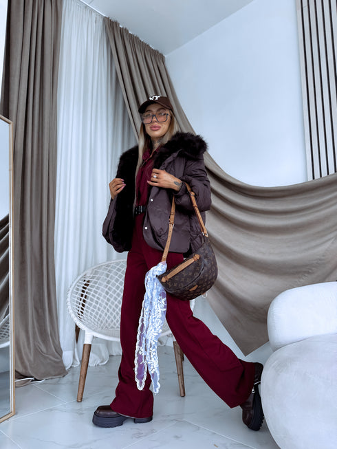 Īsā virsjaka "NORTH FL257" - CHOCO