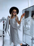 "EMMA 3220" set - dress + jumper - gray
