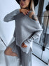 "EMMA 3220" set - dress + jumper - gray