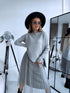 "EMMA 3220" set - dress + jumper - gray