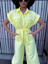 Pantsuit "BALANCE V80" - YELLOW