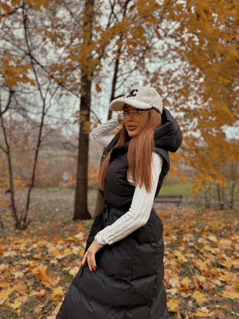 Garā veste "FALL" FC27 - MELNA