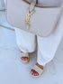 "RIBBON 430" Sandals - BEIGE