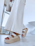 "RIBBON 430" Sandals - BEIGE