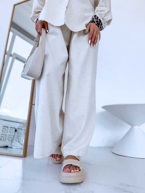 "RIBBON 430" Sandals - BEIGE