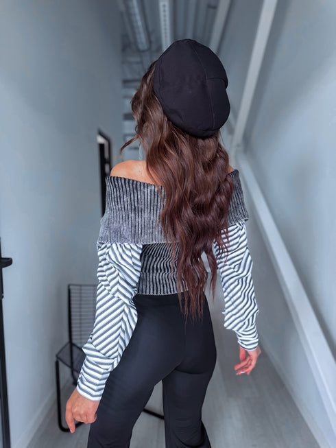 Knitted jacket "PRICELESS 7650" - GREY