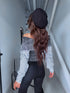 Knitted jacket "PRICELESS 7650" - GREY