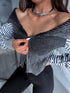 Knitted jacket "PRICELESS 7650" - GREY