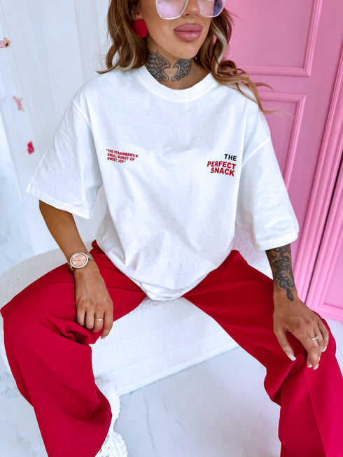 Футболка "THE STRAWBERY" - БЕЛАЯ