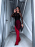 Mežģīņu tops "SHEER TOUCH 8513" - MELNS