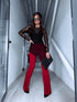 Mežģīņu tops "SHEER TOUCH 8513" - MELNS