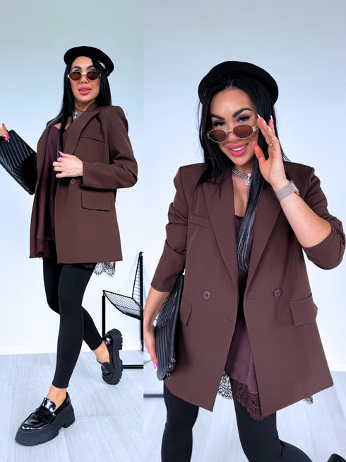 ONE SIZE žakete "LAST KISS" - CHOCO PRE-ORDER