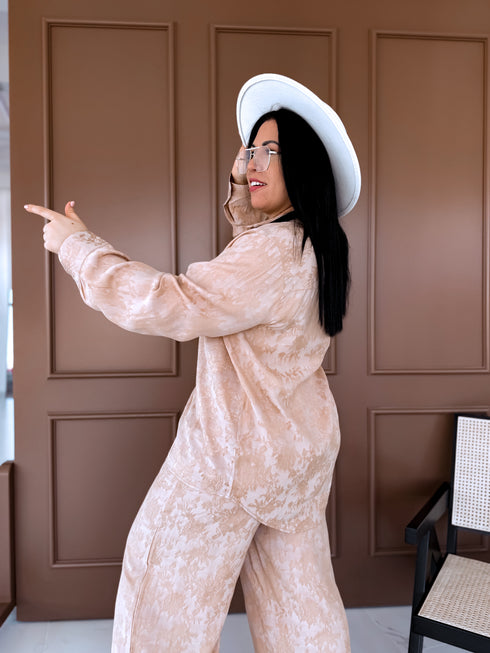 OVERSIZE 2in1 комплект "MISSY" - БЕЖЕВЫЙ